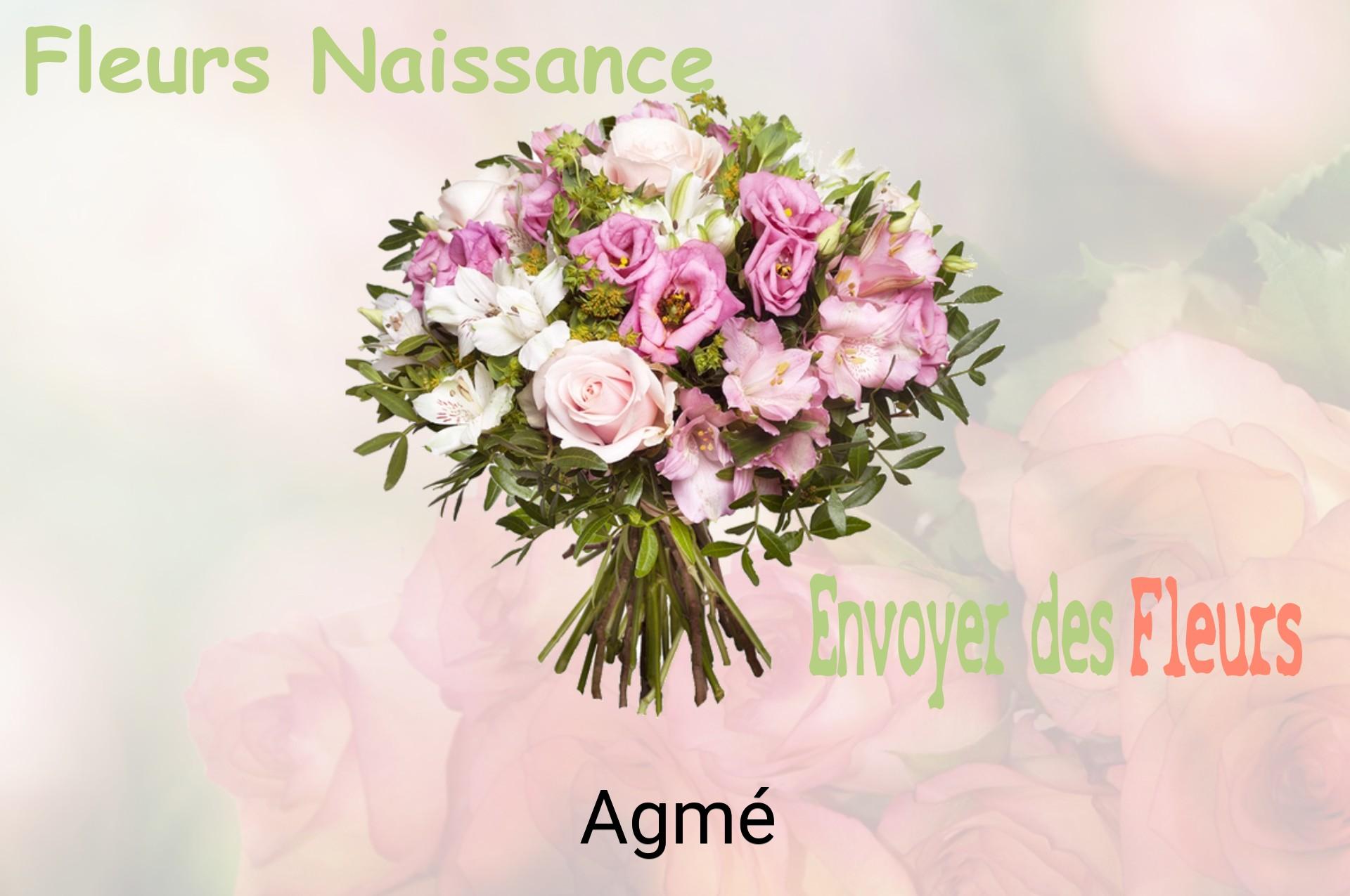 Bouquet de fleurs de naissance livré à Agmé